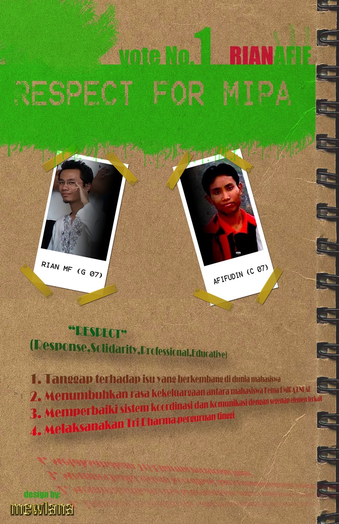 Vote for Rian Afif for Better MIPA