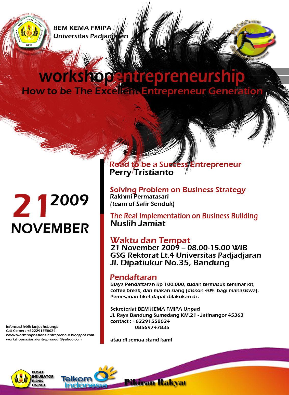 Workshop Entrepreneurship – FMIPA Unpad 2009