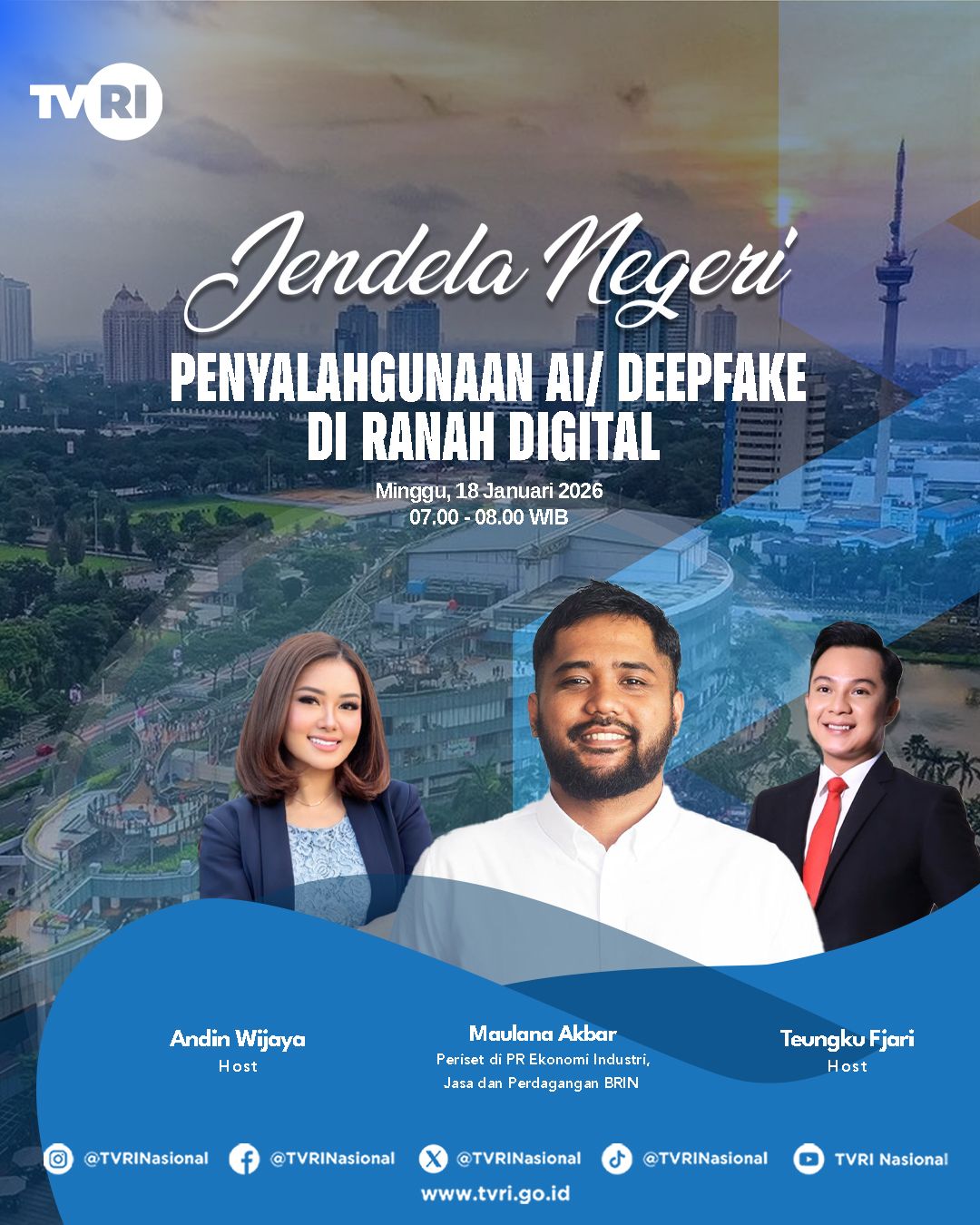Discussing the Deepfake Dilemma: My Discussion on Jendela Negeri TVRI